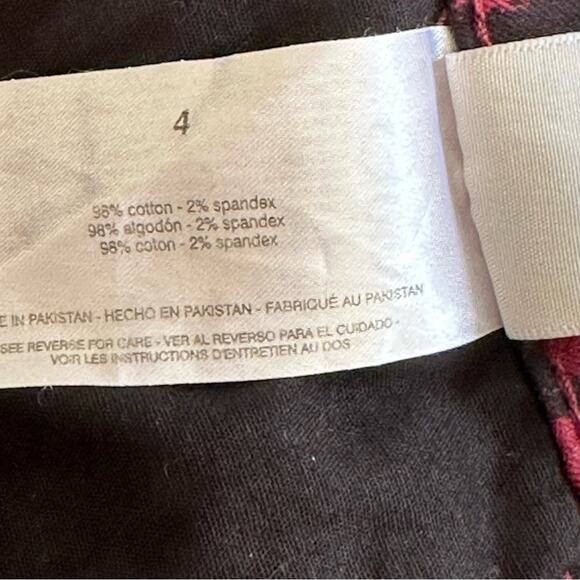 Social Standard by Sanctuary Jeans Cheetah Print Stretch Skinny Ankle Pants 4 - Picture 11 of 12